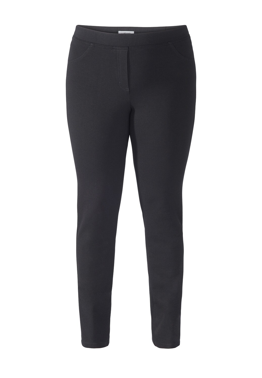 KJ BRAND Broek: Jenny, Zwart, elastiek in de lenden ( 23486/7822 )