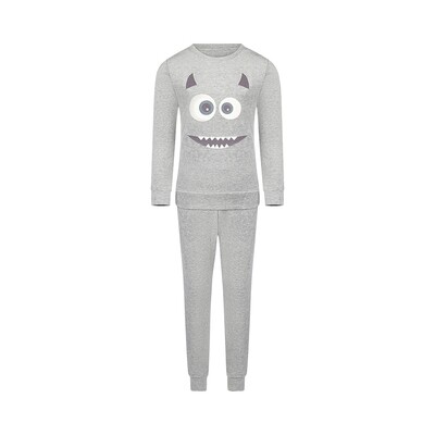 Charlie Choe Pyjama Jongens: Grijs, velours