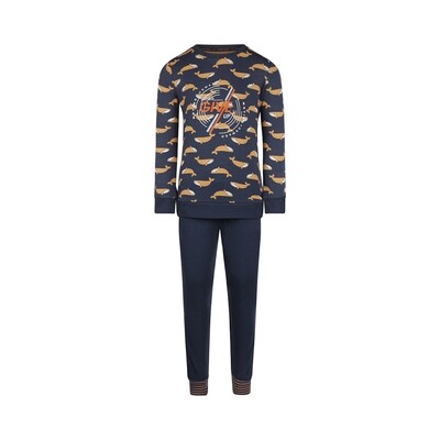 Charlie Choe Pyjama Jongens: Walvissen, katoen interlock