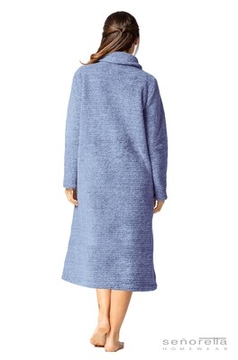 Egatex Dames Kamerjas met knopen: Azul, tot 3xL