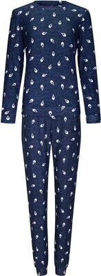 Pastunette rebelle Dames pyjama: Blauw, tencel