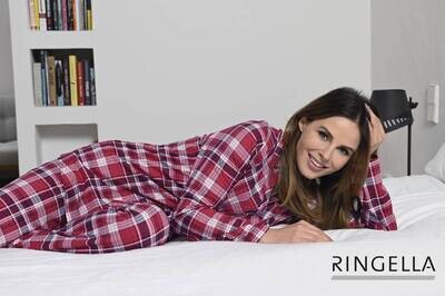 Ringella Dames pyjama: Doorknoop Pyjama, carree