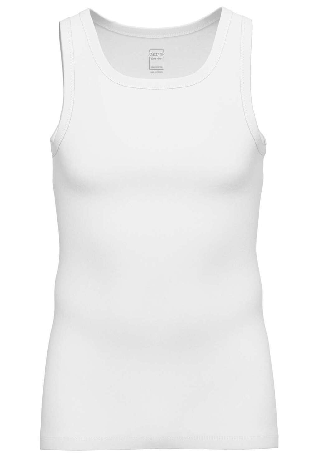 Ammann Heren Singlet: Gots Athletic Shirt, Wit / blauw / zwart of grijs