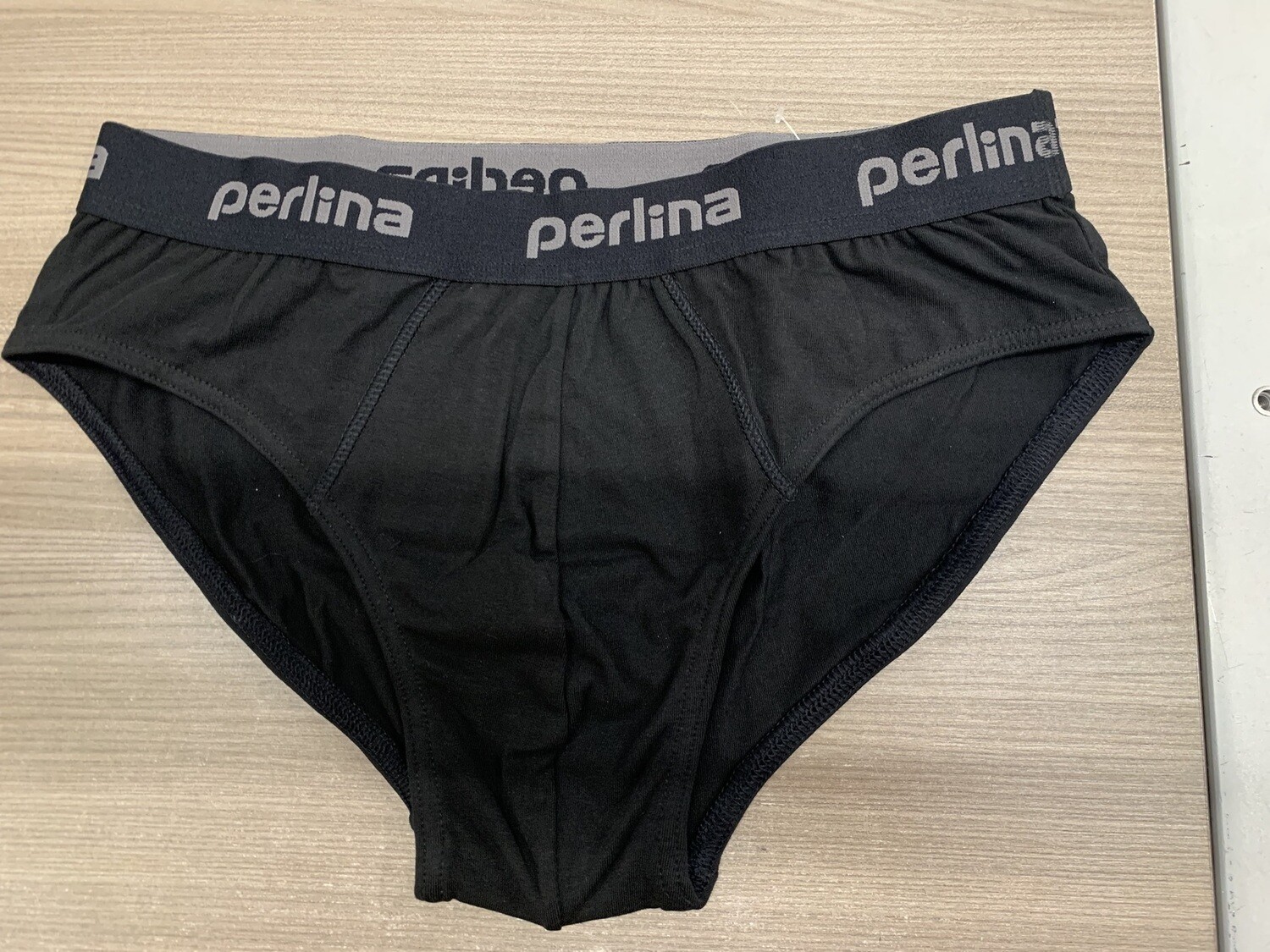 Perlina Heren onderbroek: Basis model, zwart of wit