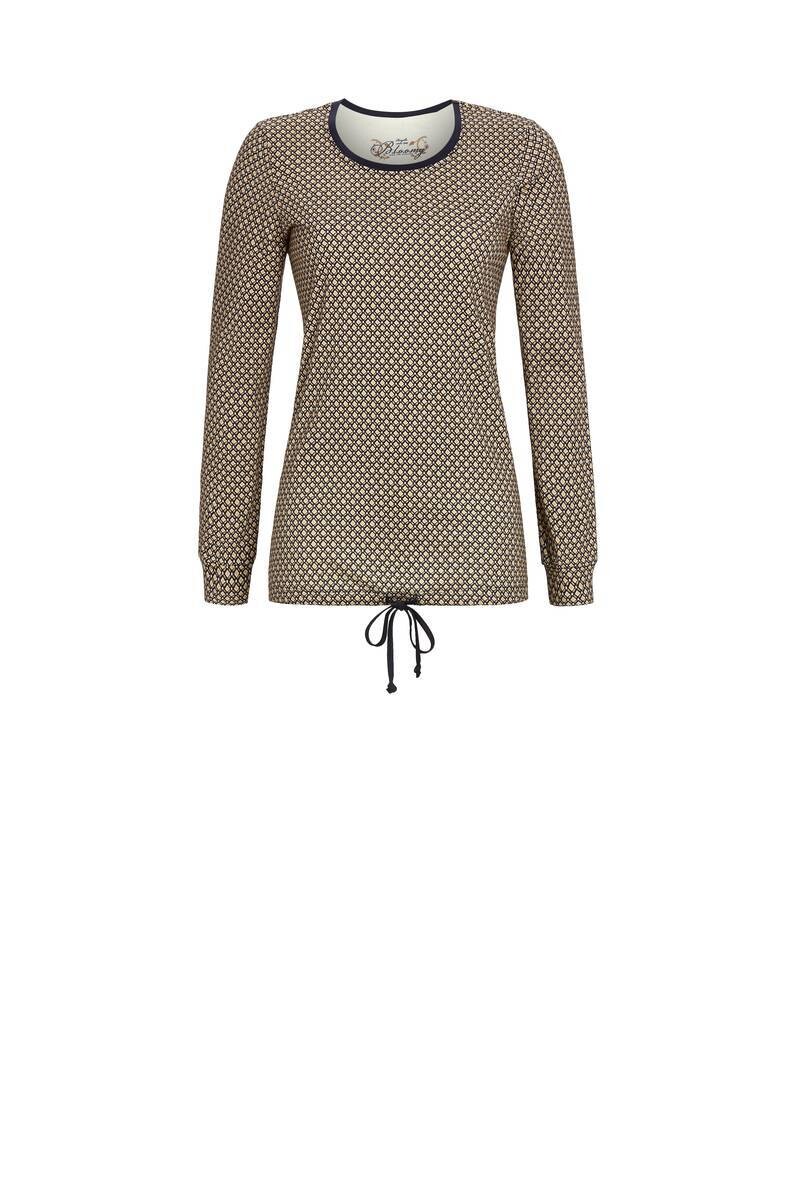 Ringella Bloomy Dames Pyjama: Bruin / beige