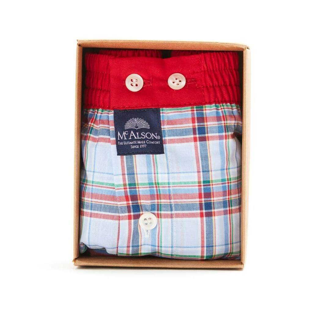 MC Alson Boxershort Heren: Carree, Los model met ingewerkte slip