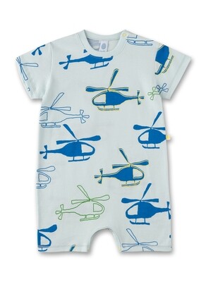 Sanetta Jongens pyjama: Kruippak, kort mouw