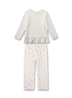 Sanetta Meisjes Pyjama: Vlinder motief, Lange mouw / lange broek