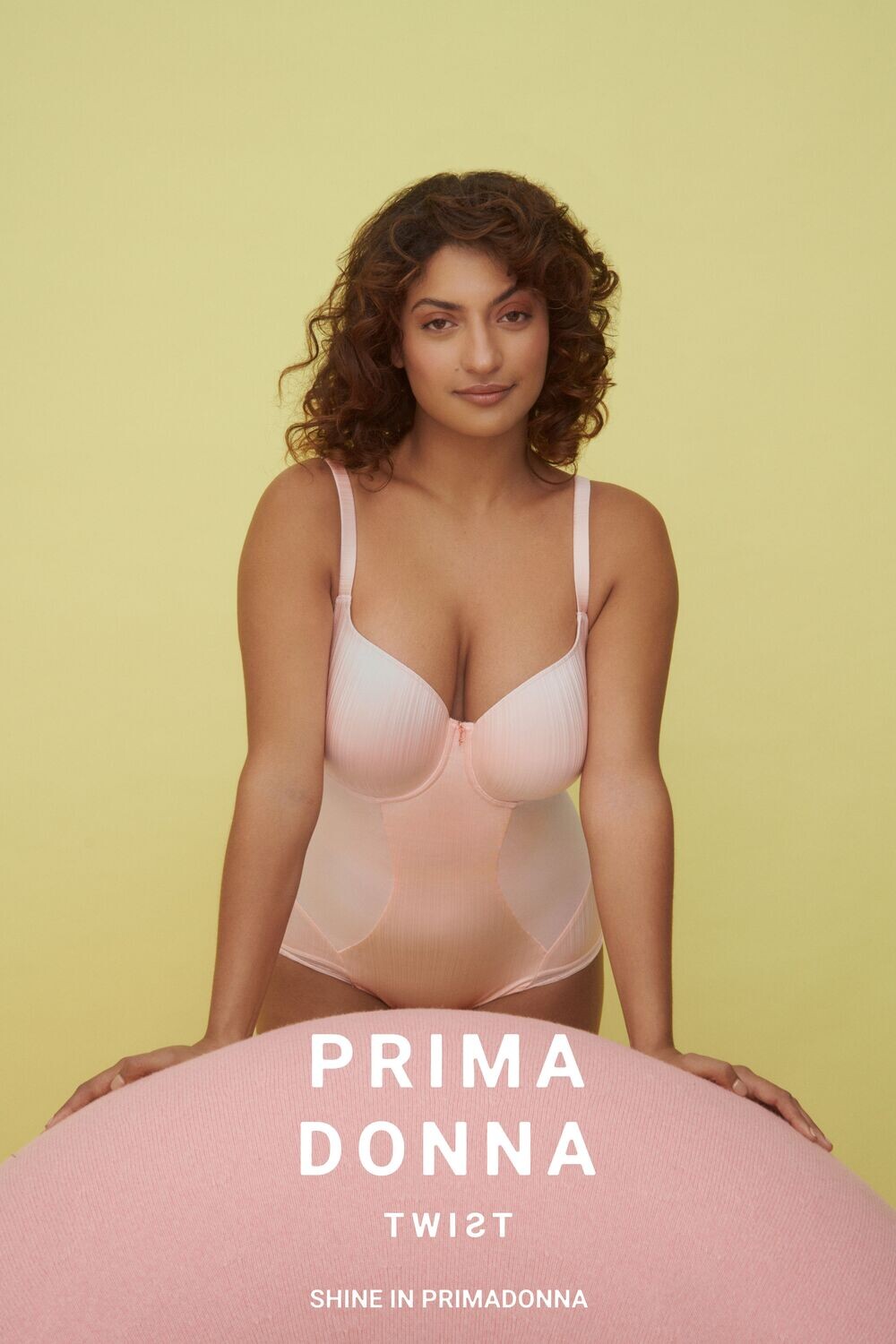 Prima Donna Twist Body: Voorgevormd: Knokke, Crystal Pink, Heartshape, europese maten