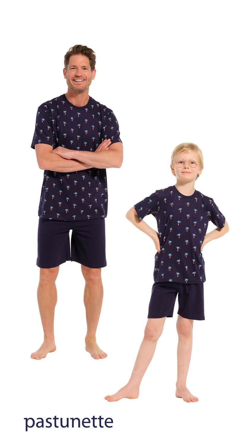 Pastenutte Pyjama Jongens: Palmbomen, Korte mouw / short