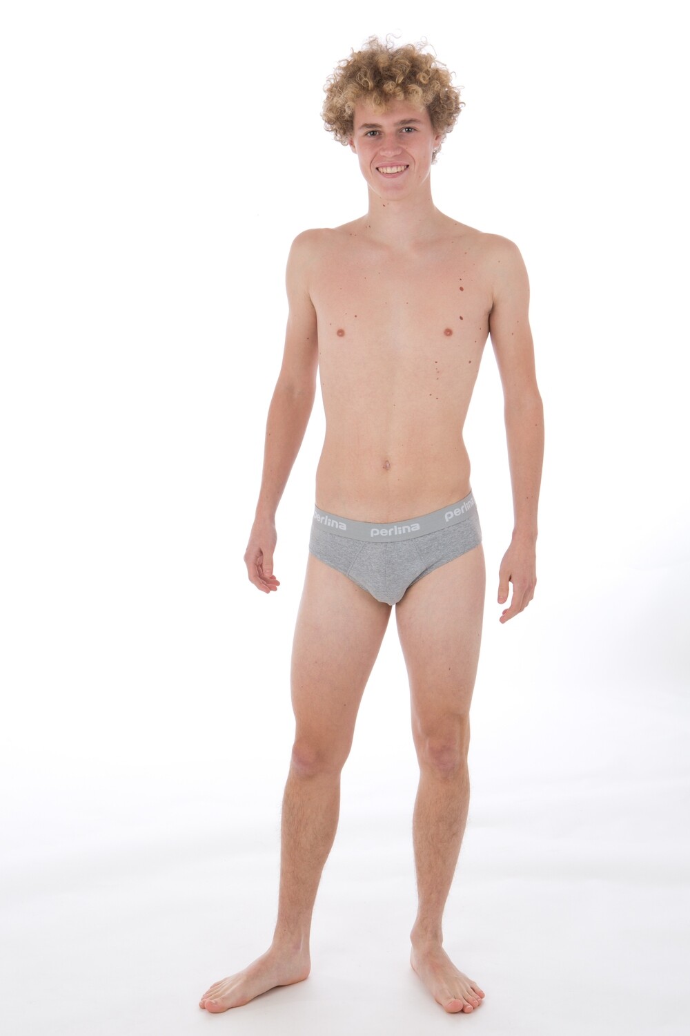 Perlina heren slip: Basismodel, Grijs