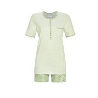 Ringella dames pyjama: Korte mouw / short, groen