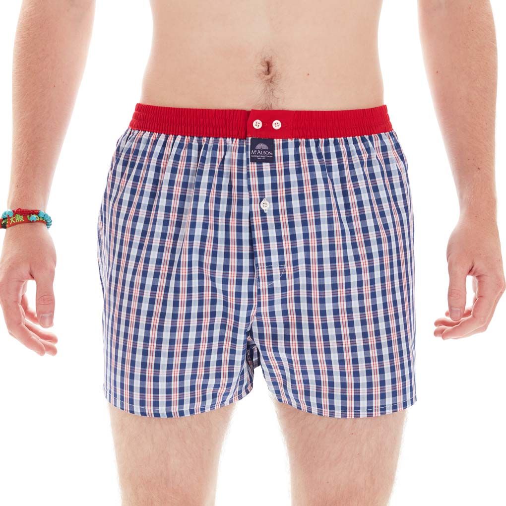 MC Alson Boxershort Heren: Carree, los model, ingewerkte slip