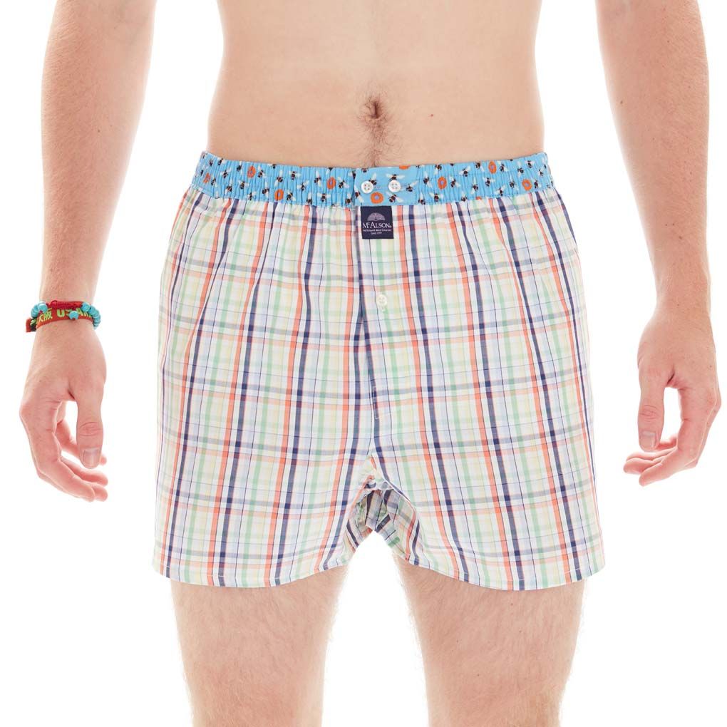 MC Alson Boxershort Heren: Carree, los model, ingewerkte slip