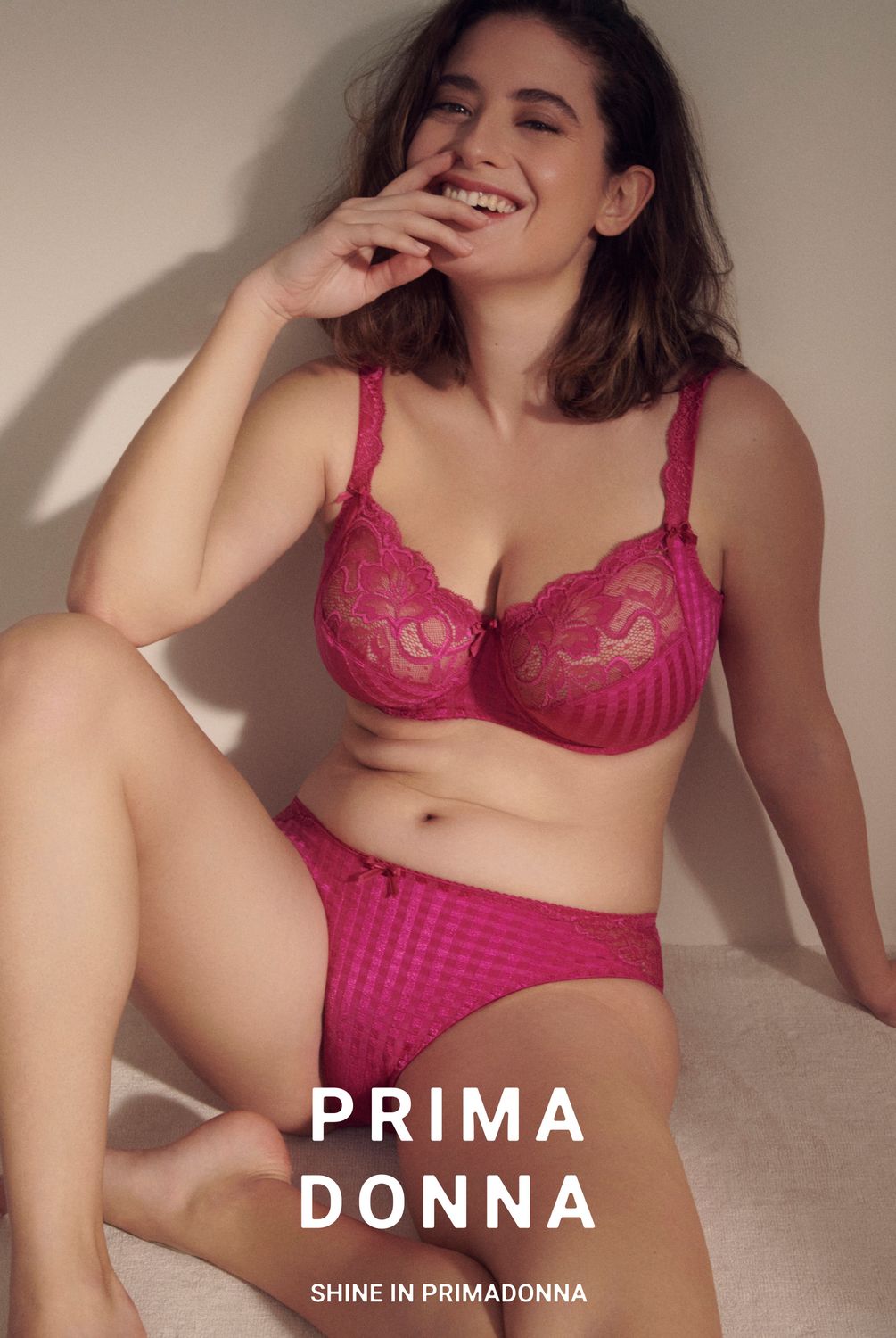 Prima Donna Slip Rio: Madison, Fuschia Fiesta, Full cup,