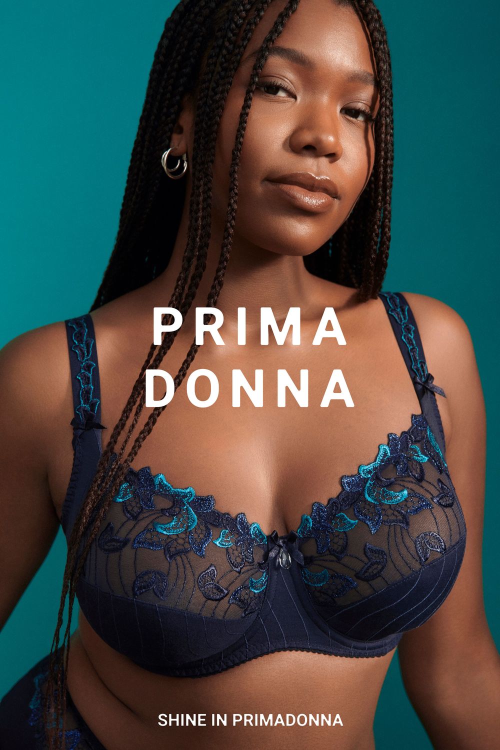 Prima Donna Beugel BH: Deauville, Velvet Blue, Volle cup, Europese Maten