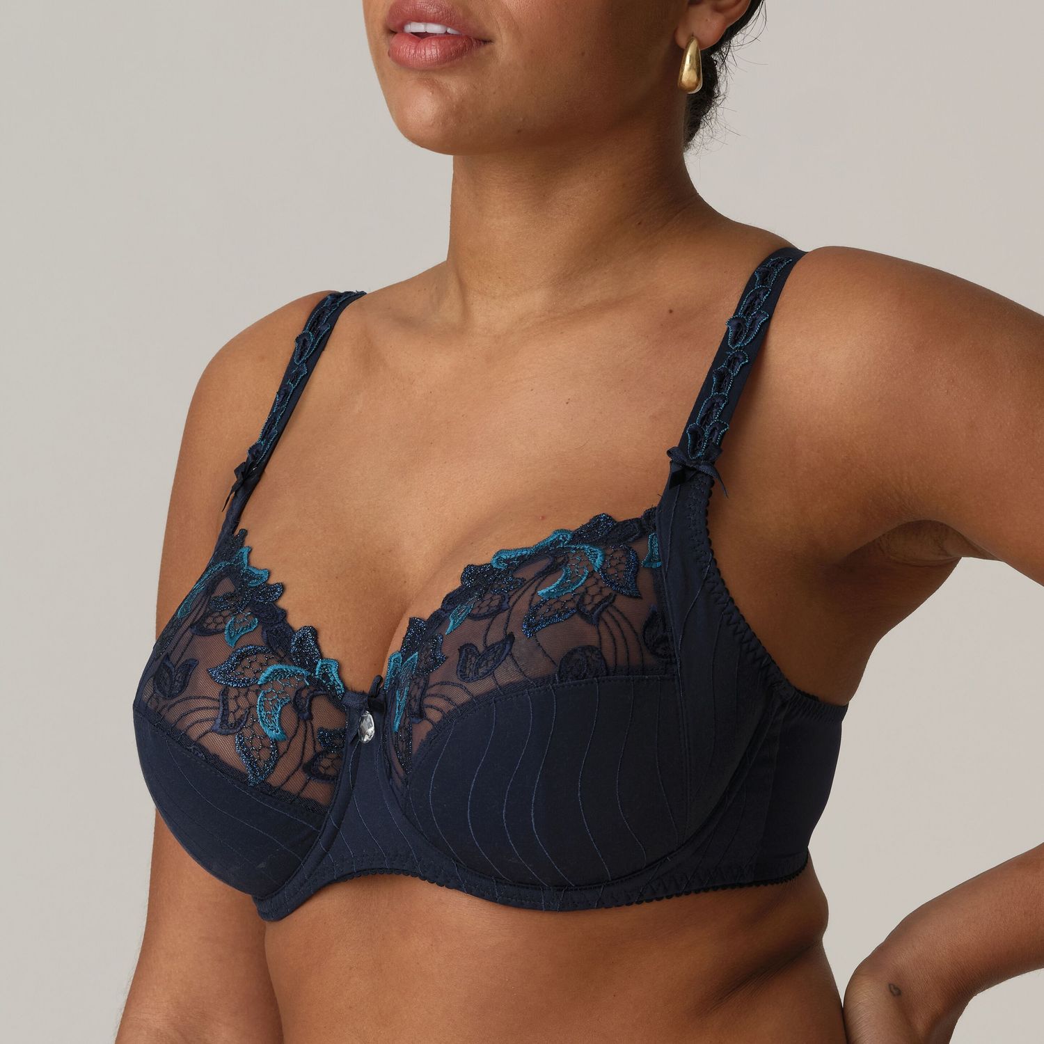 Prima Donna Beugel Comfort BH: Deauville, Velvet Blue, Volle cup, Europese Maten
