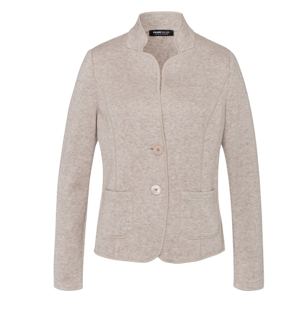Frank Walder Gilet: Beige