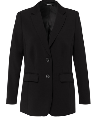 Frank Walder Blazer: zwart, met knopen