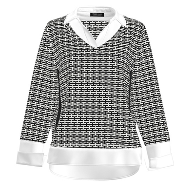 Frank Walder Pull / bloes: Wit / zwart