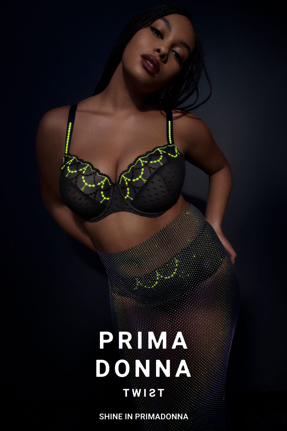 Prima Donna Twist Slip taille: Tepito, Hoog model, Dark Glow