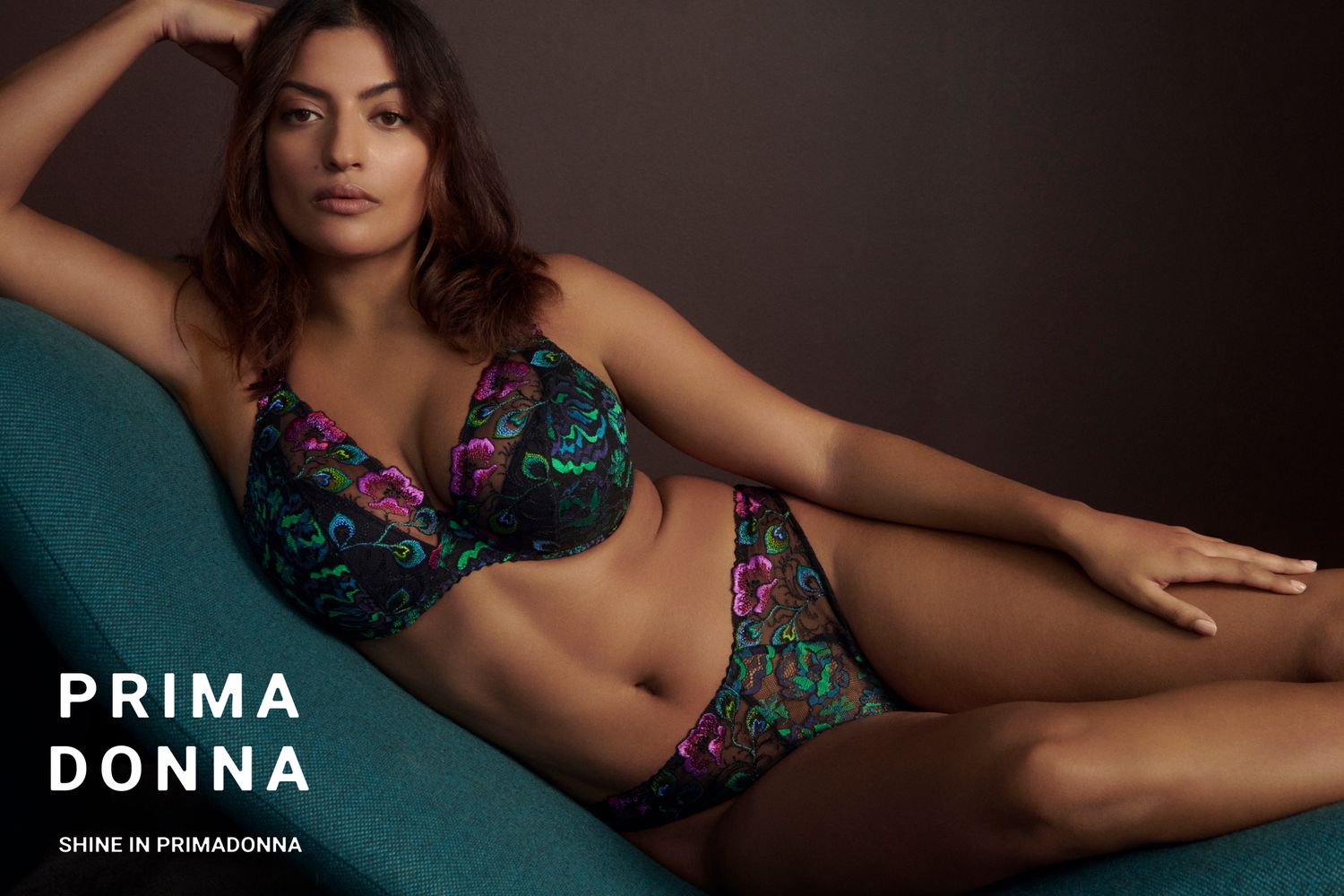 Prima donna BH: San Angel, Half Padded, Peacock, Europese Maten