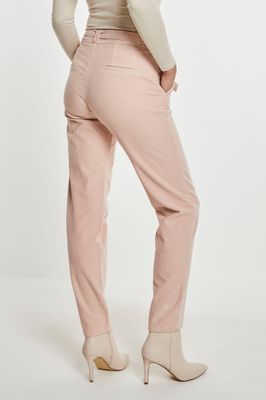 Para Mi Dames broek: Cate, Ribcord, old Pink ( fijn ribflwueel )
