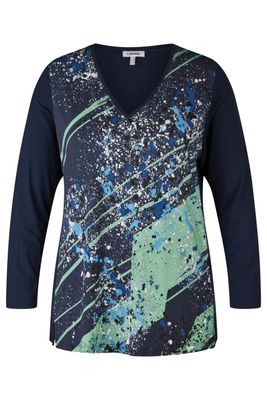 KJ Brand shirt: lange mouwen, V hals