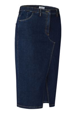KJ Brand Rok: Jeansrok, met split, elastiek en knoop