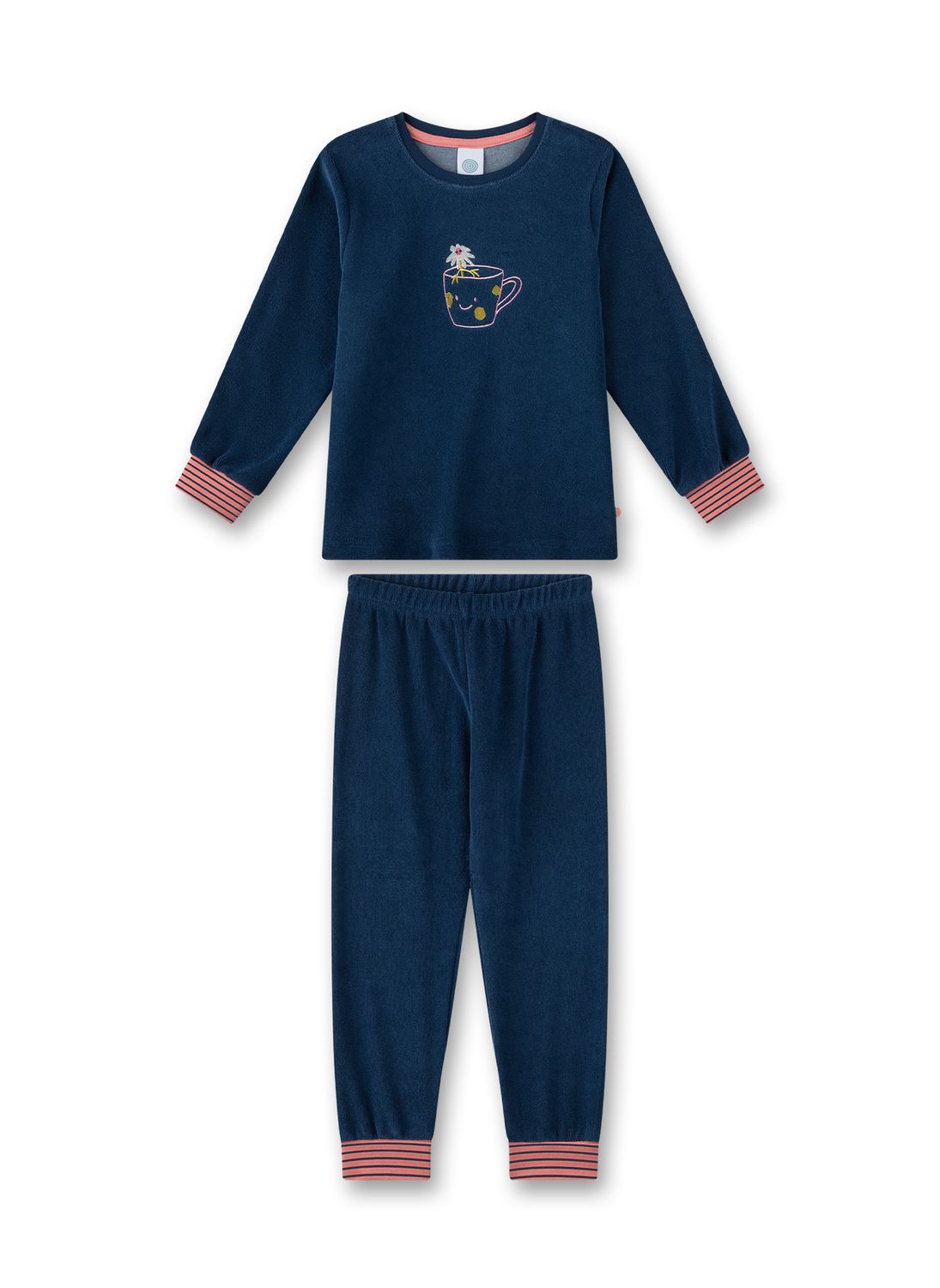 Sanetta Pyjama Meisjes: Badstof, Mokje