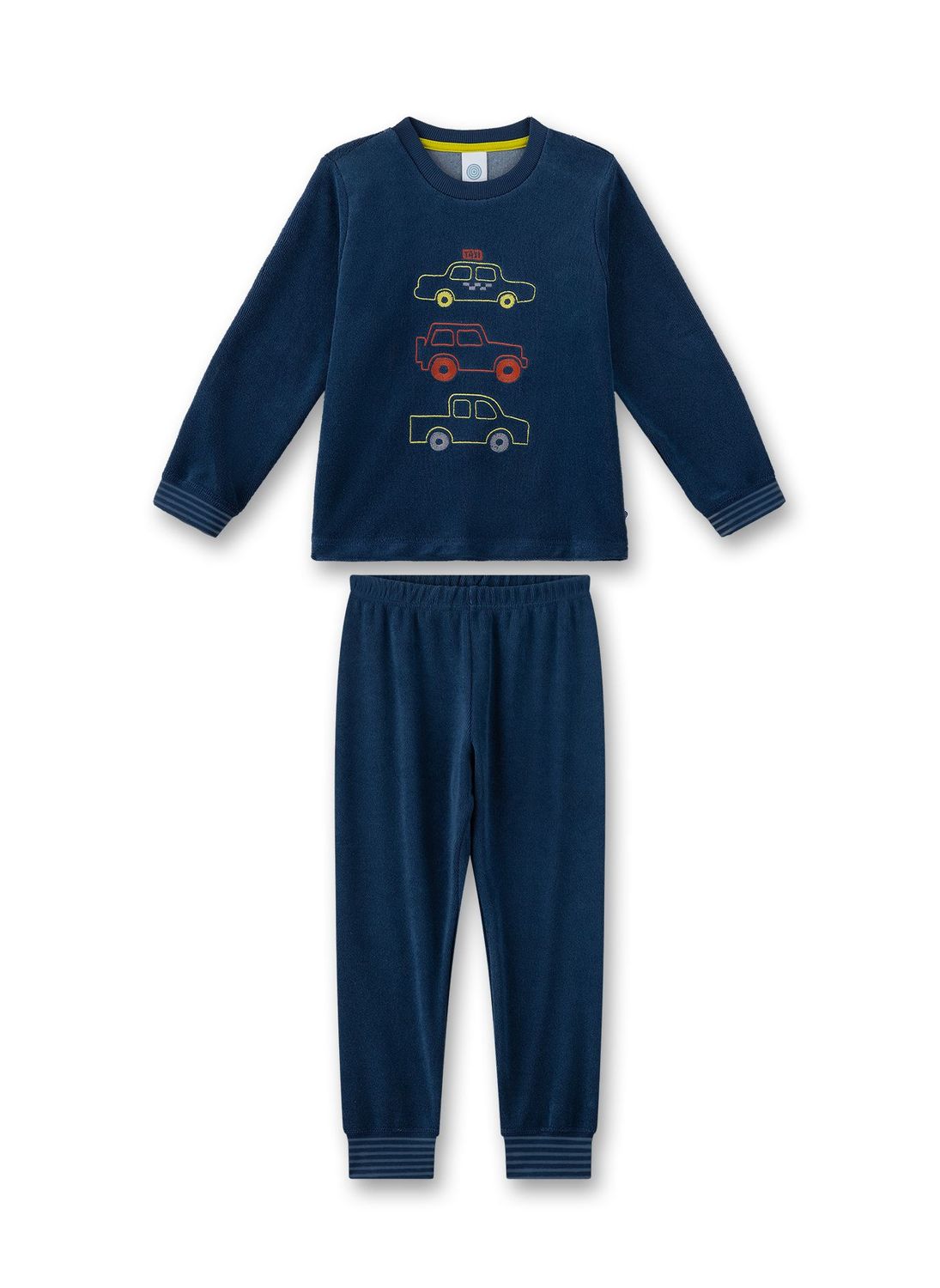 Sanetta Pyjama Jongens: Auto&#39;s, Badstof