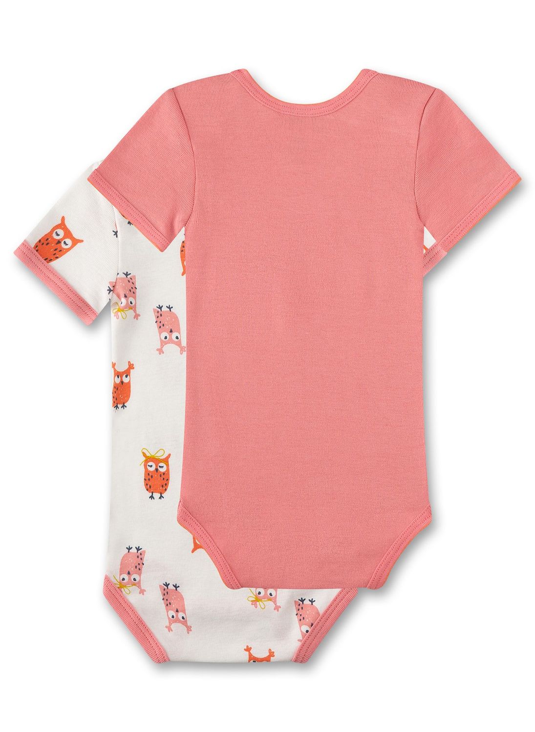 Sanetta Romper Meisjes: Uiltjes, Duopack
