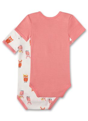 Sanetta Romper Meisjes: Uiltjes, Duopack