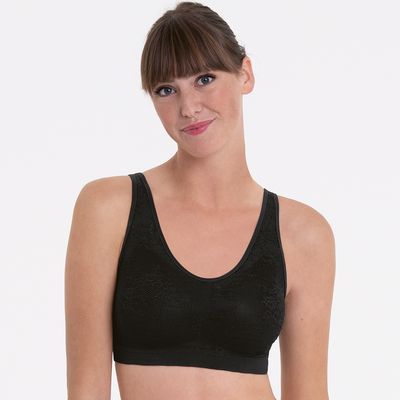 Anita Care comfort Bh: Essencial lace: Zwart, Prothese mogelijk
