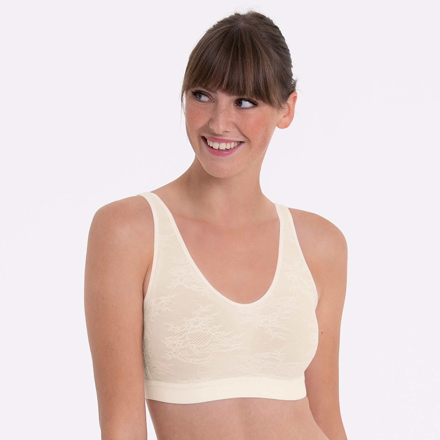 Anita Care comfort Bh: Essencial lace: Crystal, Prothese mogelijk