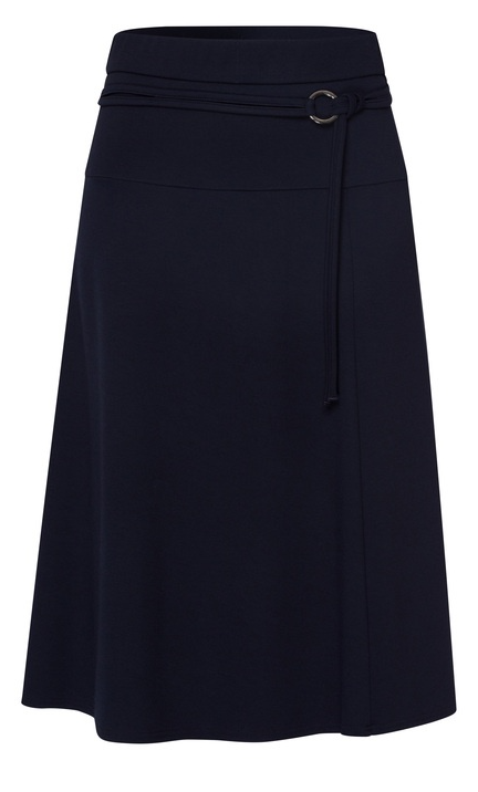 Frank Walder Dames Rok: Donker Blauw, Jersey stof