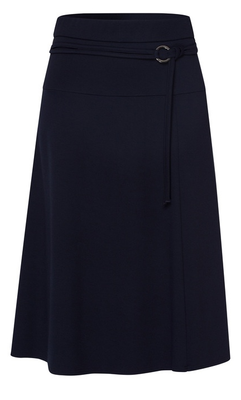 Frank Walder Dames Rok: Donker Blauw, Jersey stof