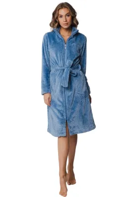 Pastunette Kamerjas Dames: Licht blauw, met rits