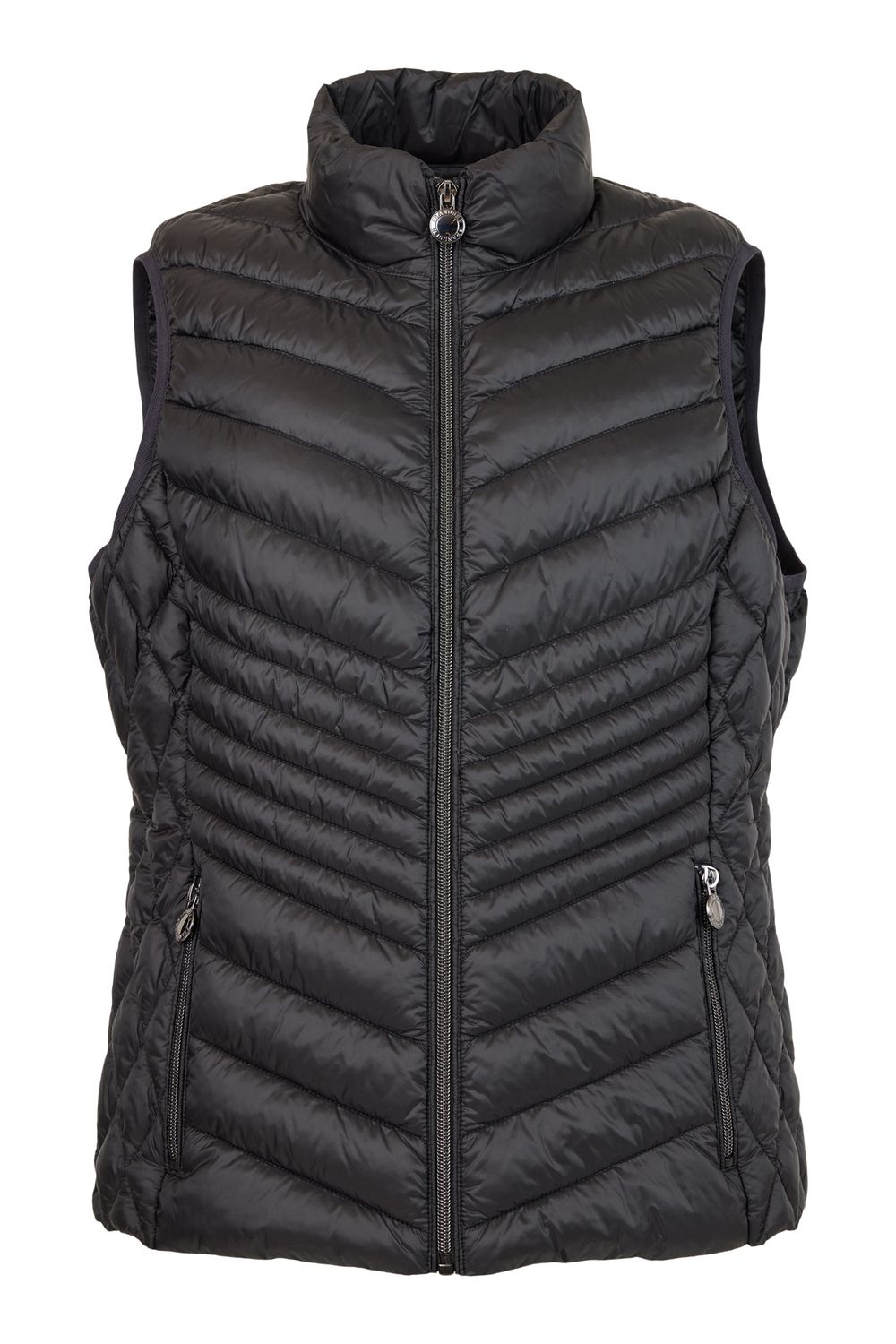 Frandsen Bodywarmer: Zwart, gewatteerd