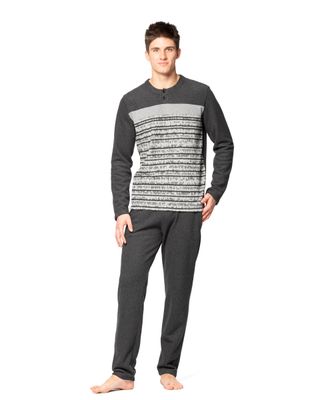Egatex ( Soy ) Heren Pyjama: Punto Milano, warm
