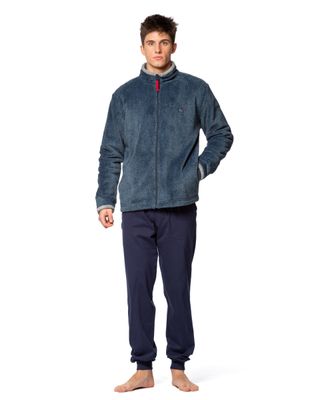Egatex ( Soy ) Heren kamerjas: Kort model, zeer warm, met rits