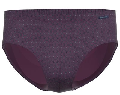 Ammann Heren onderbroek: Slip, Blauw / Bordeaux, Midi model