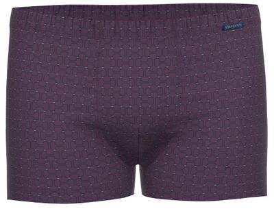 Ammann Heren Boxer: Blauw / Bordeaux