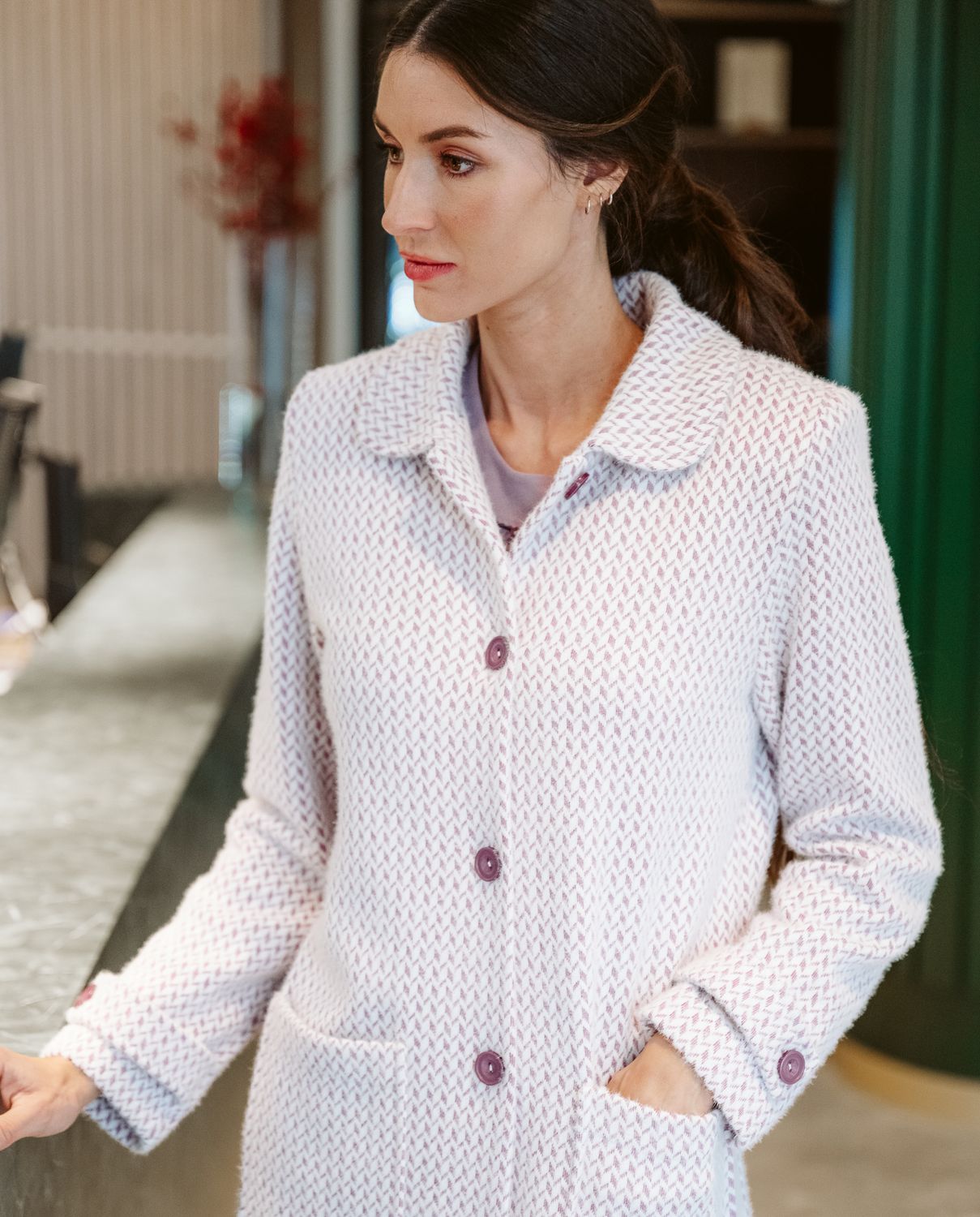 Egatex Kamerjas Dames: Knopen