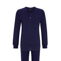 Ringella Heren Pyjama: Blauw, 100% Katoen