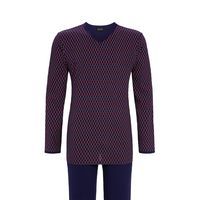 Ringella Heren Pyjama: Blauw, 100% Katoen