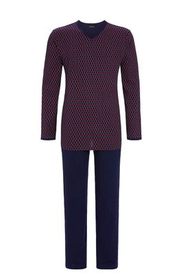 Ringella Heren Pyjama: Blauw, 100% Katoen