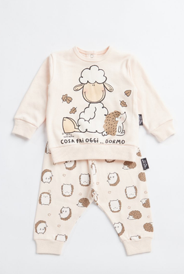 Happy People Pyjama Meisjes: Egels, Interlock vanaf 12maanden