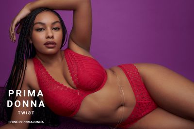 Prima Donna Twist BH: Los Ayala, Sangria, Plunch half padded, Europese Maten