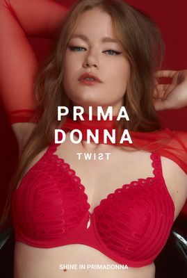 Prima Donna Twist BH: Los Ayala, Sangria, Hartvorm voorgevormd, Europese Maten